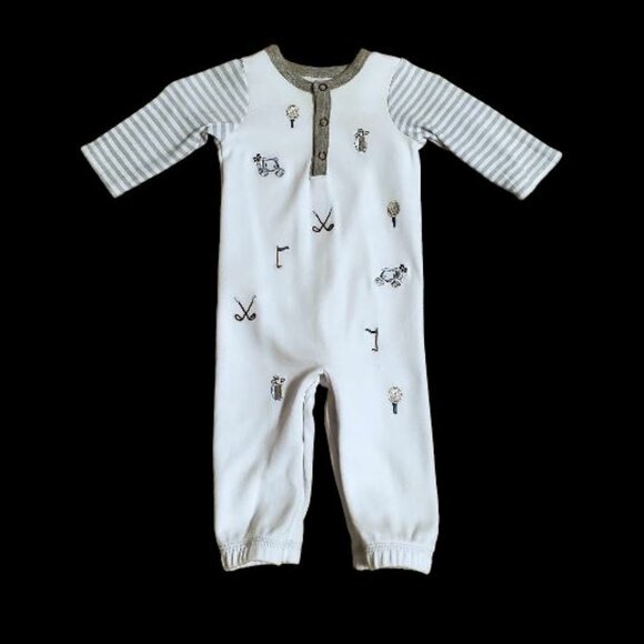Mud Pie Golf Romper Size 0-3M - Picture 2 of 5